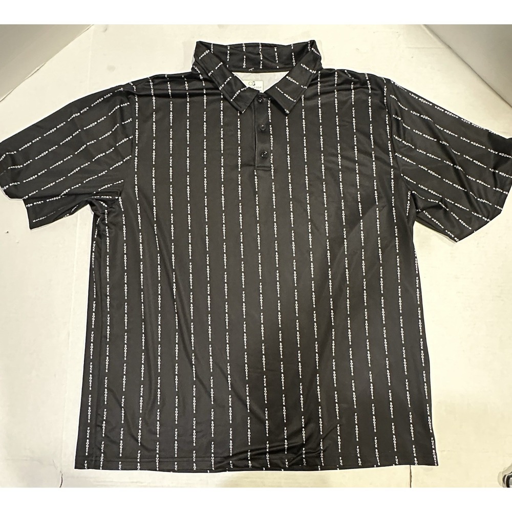 Obnoxious Golf Polo Black Bogey Men's Size 2XL